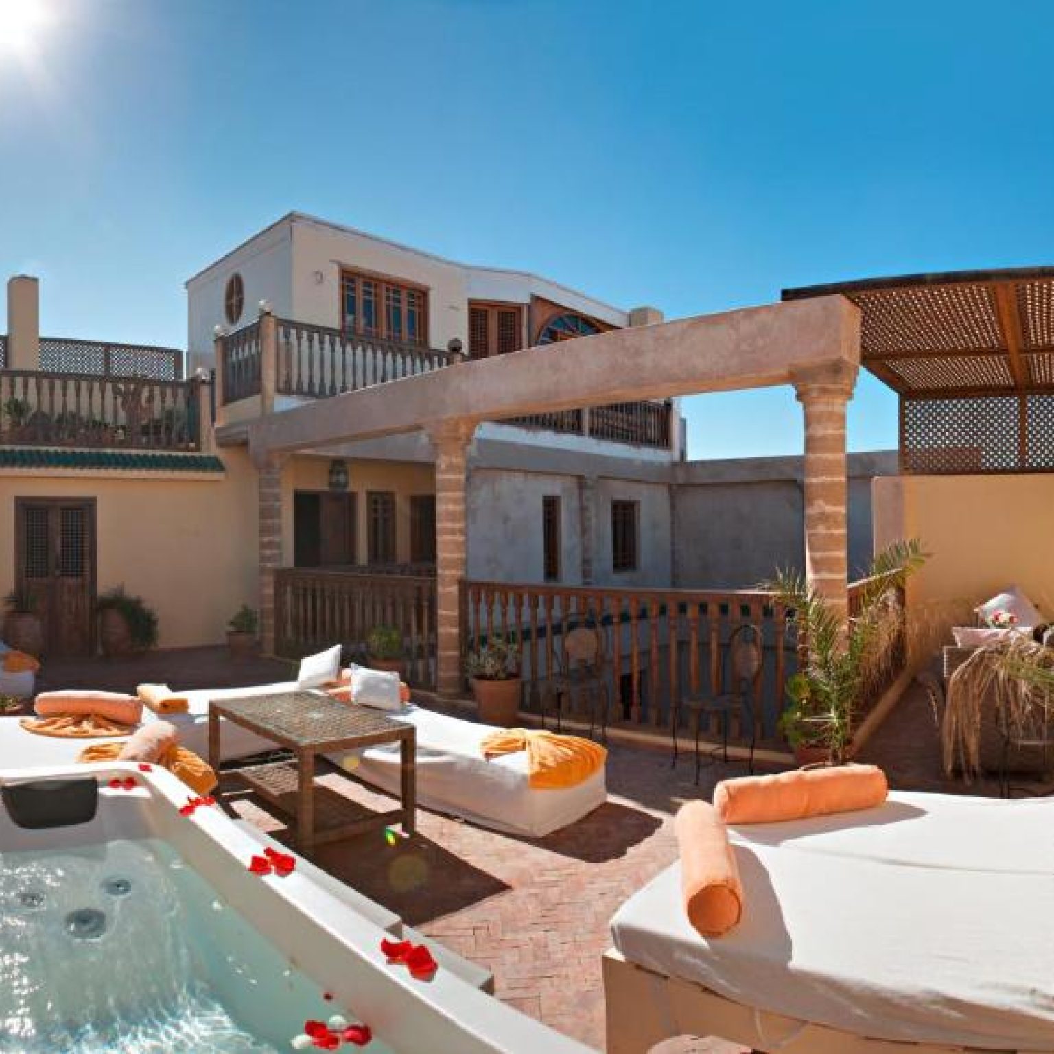 Riad Chbanate terasse