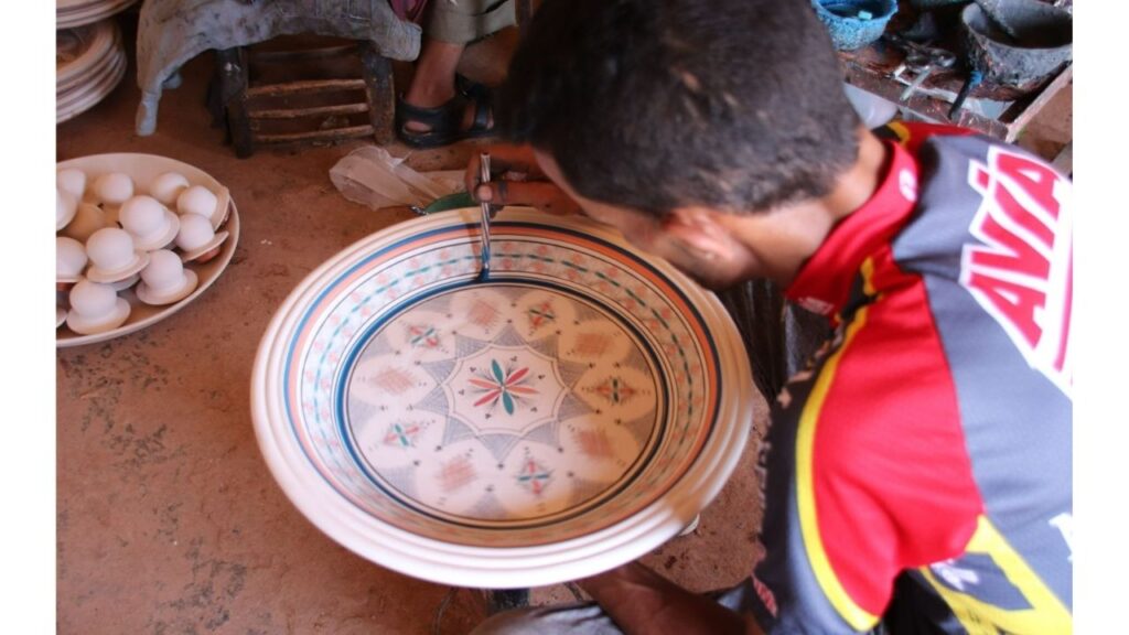 Poterie Marocaine - couleurs, décoration et finitions
