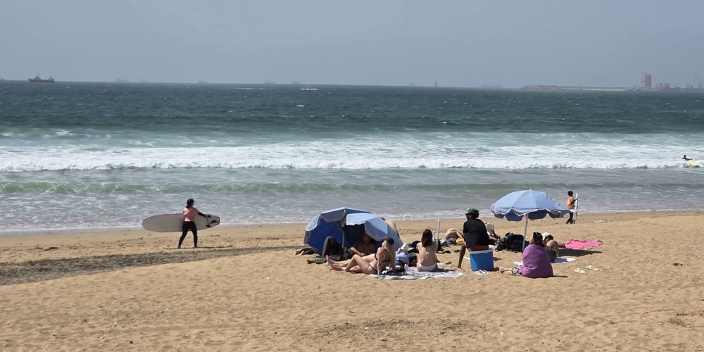 plage d'Agadir et son sable fin face à l'Atlantique