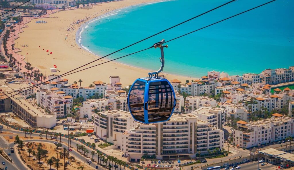 que-faire-a-agadir-telepherique-baie