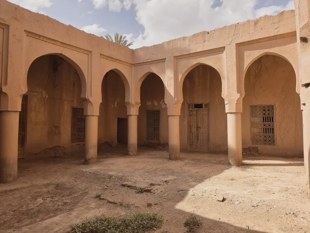 kasbah-skoura-cour-arcades